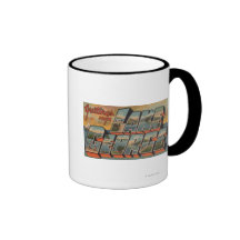 Lake George, New York - Large Letter Scenes Coffee Mugs