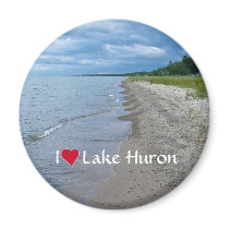 Lake Huron Summer Beach magnets