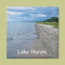 Lake Huron Summer Beach magnets