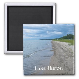 Lake Huron Summer Beach magnet
