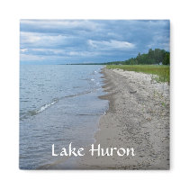 Lake Huron Summer Beach magnets