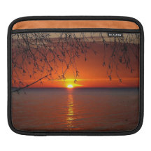 Lake Huron sunset Sleeves For iPads