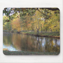 Lake In Autumn mousepads