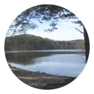 Lake in Brandenburg, Germany sticker