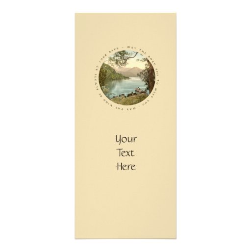 Lake in Kerry Ireland with Irish Proverb Rack Card