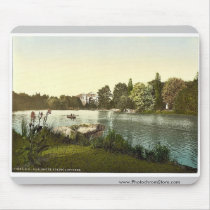 Lake in public garden, Karlsruhe, Baden, Germany m Mouse Pads