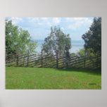 Lake in summer Sweden Posters