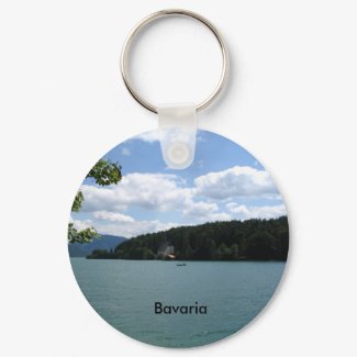 Lake in Upper Bavaria keychain