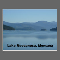 Lake Koocanusa Montana Postcard postcards