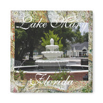 Lake Mary Fountain magnets by Perlyyyy Lake Mary Fountain magnets