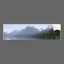 Lake McDonald Bumber Sticker bumper stickers by TenLakesRealty Lake McDonald Bumber Sticker bumper stickers