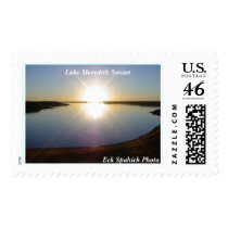Lake Meredith Sunset postage by Eck_Spahich Lake Meredith Sunset postage