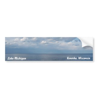 Lake Michigan Bumper Sticker bumpersticker
