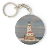 Lake Michigan Lighthouse Keychain