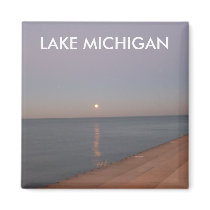 LAKE MICHIGAN magnets by gracielachavez LAKE MICHIGAN magnets