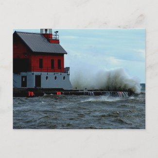 Lake Michigan postcard