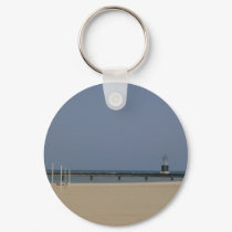 Lake Michigan Shores Beacon Light keychains