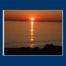 Lake Michigan Sunset postcards