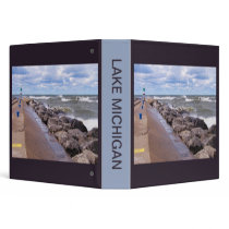Lake Michigan Waves 3 Ring Binders