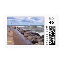 Lake Michigan Waves Stamps