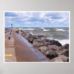 Lake Michigan Waves Posters