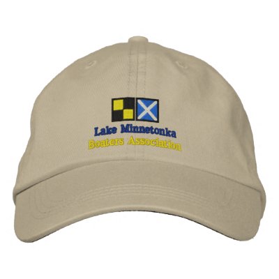 Lake Minnetonka, Boaters Association Embroidered Hats Lake Minnetonka, Boaters Association Embroidered Hats