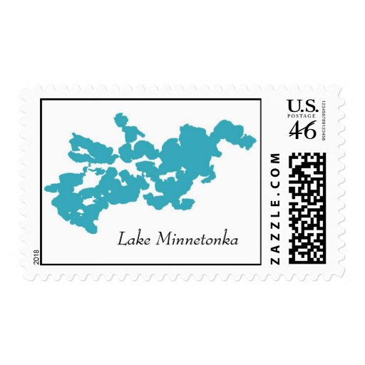 Lake Minnetonka Postage Stamp