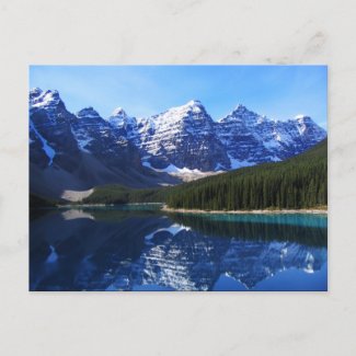 Lake Moraine Postcard postcard