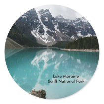 Lake Moraine Round Stickers
