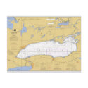 Lake Ontario Nautical Chart postcards by sailorpatp Lake Ontario Nautical Chart postcards