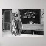 Lake Ozark Fisherman, 1930s Print