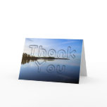 Lake scene Thank You Greeting Cards