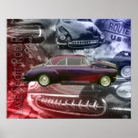 Lake Scott Rod Run-51 Chevy Poster
