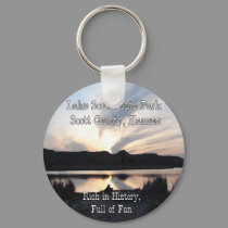 Lake Scott Sunset keychains