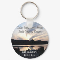 Lake Scott Sunset keychains