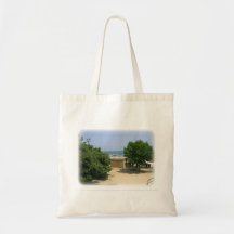 Lake Shores Getaway with White Matte Canvas Bags