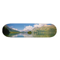 Lake Sils, in Graubünden, Swizerland Custom Skate Board