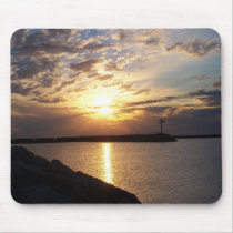 Lake Sunrise Mousepad mousepads