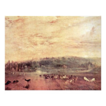 Lake Sunset Petworth Disputants Goats By Turner Jo Personalized Invite