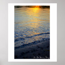 Lake Sunset Poster
