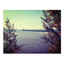 Lake Superior Break Wall postcards