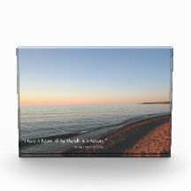 Lake Superior  Sunset Thoreau Desktop Sculpture Award