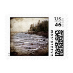 Lake Superior Waves Postage Stamp