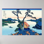 Lake Suwa, by Katsushika Hokusai Posters