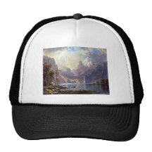 Lake Tahoe, Albert Bierstadt Vintage American West Hat