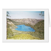 lake tahoe area. donner lake cards