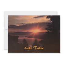 Lake Tahoe at Sunrise Party Invitation