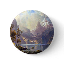 Lake Tahoe by Albert Bierstadt Buttons