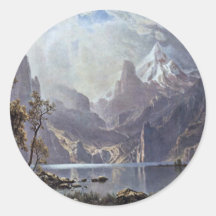 Lake Tahoe By Bierstadt Albert Round Sticker