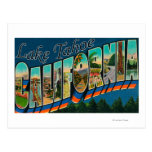 Lake Tahoe, California - Large Letter Scenes 2 Postcard